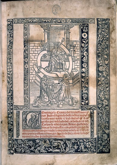 CRONICA DE JUAN II DE CASTILLA1405/1451
MADRID, BIBLIOTECA NACIONAL RAROS
MADRID