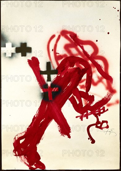 TAPIES ANTONI 1923-
CARTEL-EUROPALIA 85