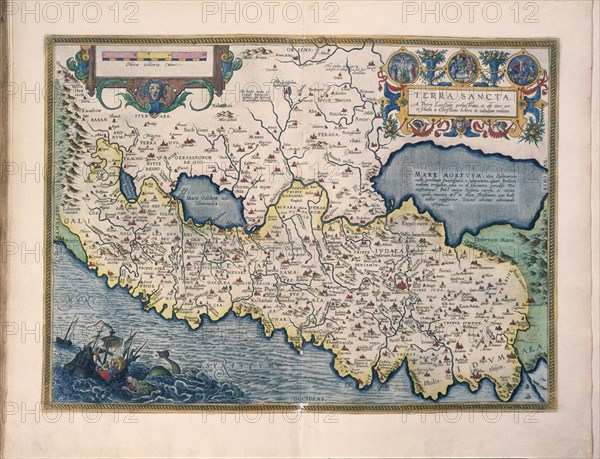 ORTELIUS ABRAHAM 1527/98
MAPA DE TIERRA SANTA-THEATRUM ORBIS TERRARUM
MADRID, SERVICIO GEOGRAFICO EJERCITO
MADRID