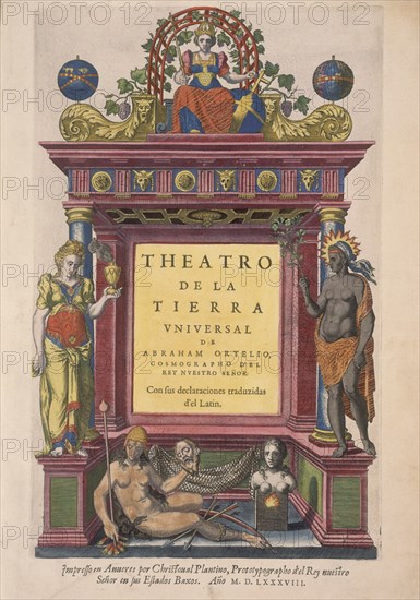 ORTELIUS ABRAHAM 1527/98
TEATRO DE LA TIERRA-AMBERES-1588- THEATRUM ORBIS TERRARUM
MADRID, PALACIO REAL-BIBLIOTECA
MADRID