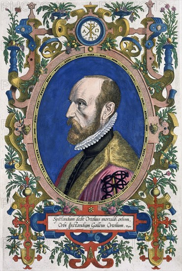 ORTELIUS ABRAHAM 1527/98
TEATRO DE LA TIERRA - RETRATO DE ORTELIO ABRAHAM
MADRID, PALACIO REAL-BIBLIOTECA
MADRID