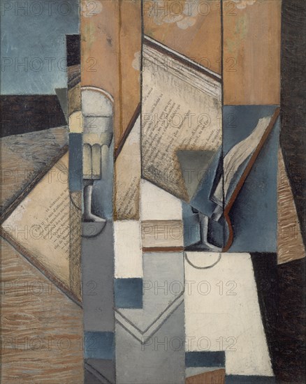 GRIS JUAN 1887/1927
EL LIBRO 1913
PARIS, MUSEO DE ARTE MODERNO
FRANCIA