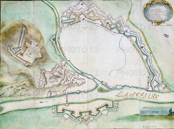 PLANO-VILLA DE NAMUR-1691
SIMANCAS, ARCHIVO
VALLADOLID