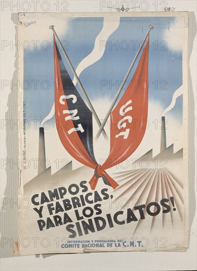 Gallo, CNT UGT 'Fields and Factories for the Unions'