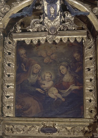 CARREÑO MIRANDA JUAN 1614/1685
SAGRADA FAMILIA - PINTURA RET MAYOR
AVILA, CONVENTO DE SAN JOSE
AVILA