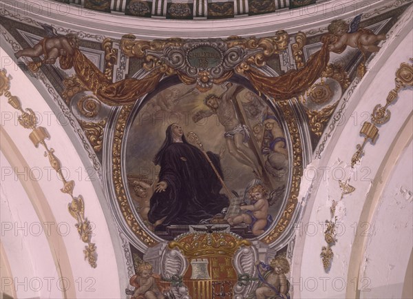 RIZZI FRANCISCO 1614-1685
PECHINA DE LA CUPULA-STA TERESA DE JESUS Y CRISTO CRUCIFICANDO
MADRID, BENEDICTINAS-SAN PLACIDO
MADRID
This image is not downloadable. Contact us for the high res.