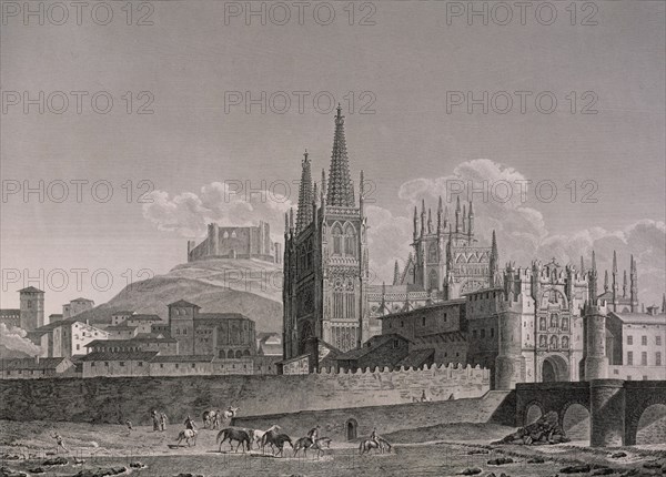 GRABADO - PUERTA TRIUNFAL - CATEDRAL BURGOS
Madrid, musée Lazaro Galdiano