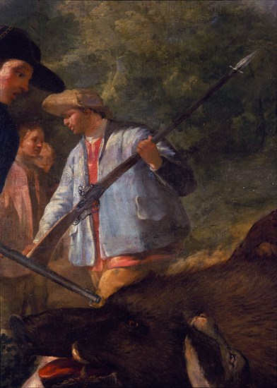 Goya, The Boar Hunt (detail)