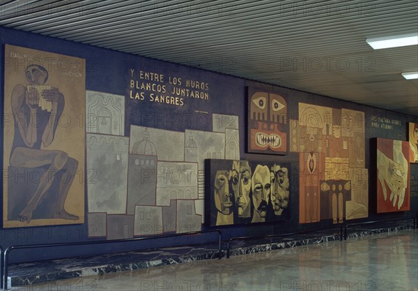 GUAYASAMIN 1919/99
MURAL
BARAJAS, AEROPUERTO
MADRID