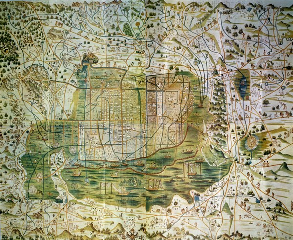 SANTA CRUZ ALONSO 1505/72
CONQUISTA DE NUEVA ESPANA-MAPA DEL VALLE DE MEXICO-1560
MADRID, BIBLIOTECA NACIONAL H AMERICA
MADRID

This image is not downloadable. Contact us for the high res.