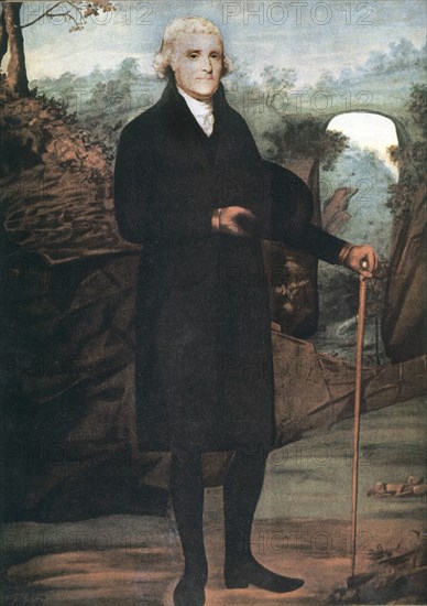 R-THOMAS JEFFERSON (1743/1826)POLITICO NORTEAMERICANO-TERCER PRESIDENTE EEUU
This image is not downloadable. Contact us for the high res.