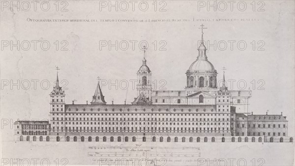 HERRERA JUAN DE 1530/97
MONASTERIO DEL ESCORIAL-FACHADA MERIDIONAL SEXTO DISEÑO-GRABADO POR PERRET S XVI
This image is not downloadable. Contact us for the high res.