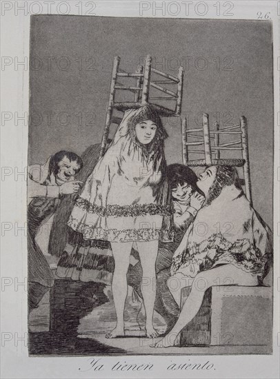 Goya, Capricho 26: They've Already Got a Seat