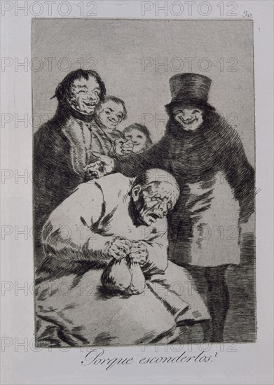 Goya, Capricho no. 30: Why Hide Them?