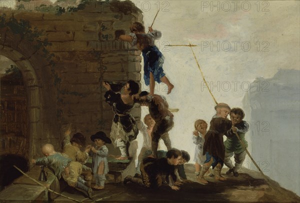 Goya, Children Looking for Nests