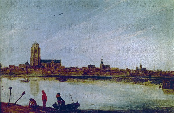 VELDE WILLEM VAN DE 1633/1707
VUE DE ZIERIKZEE
BERLIN, MUSEO STAATLICHE
ALEMANIA