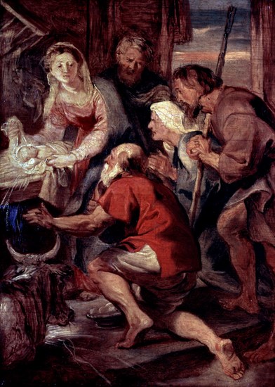 RUBENS PETRUS PAULUS 1577/1640
ADORACION DE LOS PASTORES
LONDRES, SOTHEBY'S
INGLATERRA