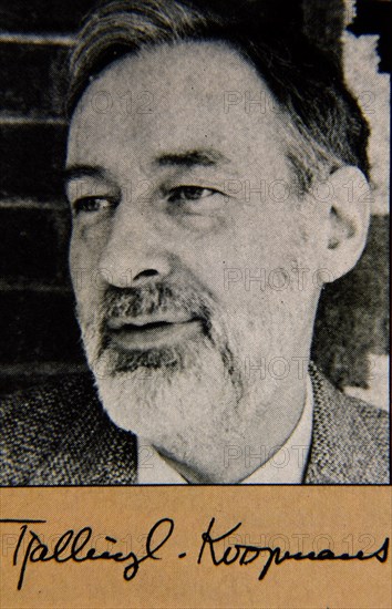 TJALLING C KOOPMANS (1910-) ECONOMISTA USA

This image is not downloadable. Contact us for the high res.