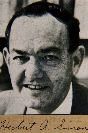 HERBERT A SIMON (1916-) ECONOMISTA USA

This image is not downloadable. Contact us for the high res.
