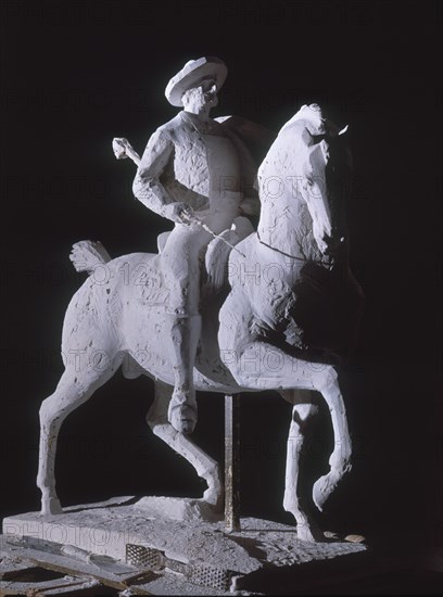 BLANCO VENANCIO
ESCULTURA-HOMBRE A CABALLO-PICADOR
MADRID, COLECCION PARTICULAR
MADRID