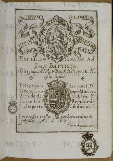 LOPEZ MADERA
EXCELENCIAS DE J BAPTISTA A FELIPE III-PORTAD
MADRID, BIBLIOTECA NACIONAL PISOS
MADRID