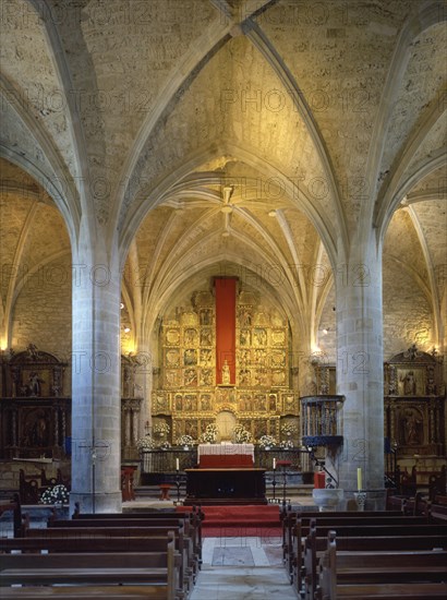 GENERAL DEL INTERIOR - NAVES Y CABECERA GOTICOS
GALDACANO, IGLESIA DE SANTA MARIA
VIZCAYA

This image is not downloadable. Contact us for the high res.