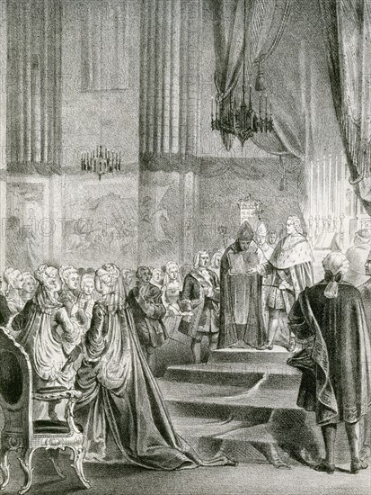 H ESPAÑA-JURA DEL REY CARLOS III EN MONAS S JERONIMO
MADRID, BIBLIOTECA NACIONAL B ARTES
MADRID