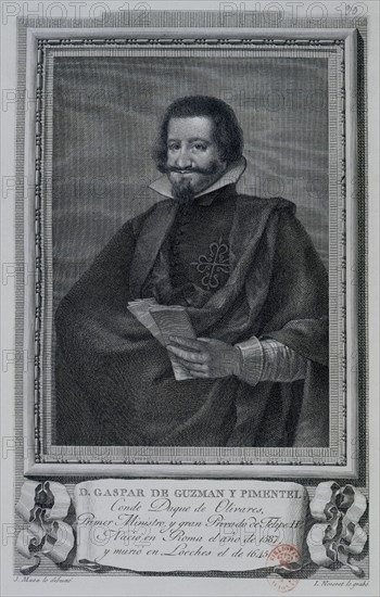 GASPAR DE GUZMAN Y PIMENTEL-1587-1645-MINISTRO F IV
MADRID, BIBLIOTECA NACIONAL B ARTES
MADRID