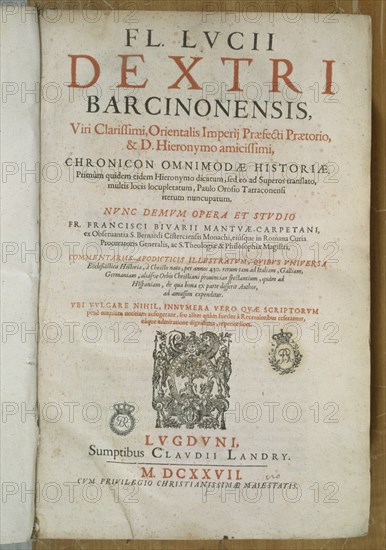 BIVARI MANTEAU
DEXTRI BARCINONENSIS-PORTADA
MADRID, BIBLIOTECA NACIONAL RAROS
MADRID

This image is not downloadable. Contact us for the high res.