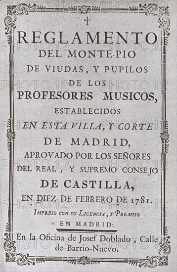 ROMEN DE ARMAS
H PREVISION SOCIAL-REGLAMENTO DEL MONTE PIO
MADRID, BIBLIOTECA NACIONAL PISOS
MADRID
This image is not downloadable. Contact us for the high res.