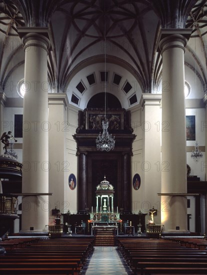 VISTA DEL INTERIOR-GOTICO
TOLOSA, IGLESIA DE SANTA MARIA
GUIPUZCOA