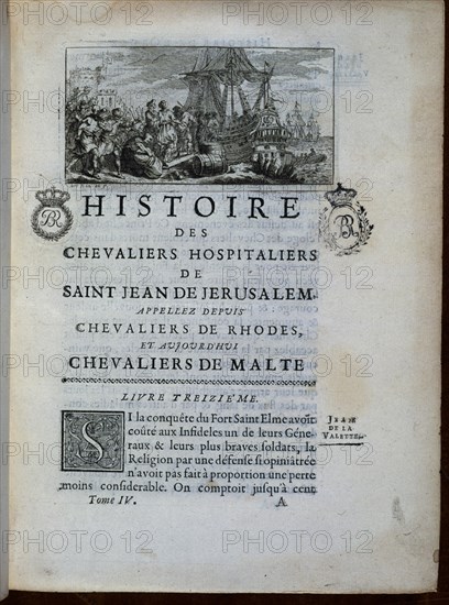 HISTORIA DE LOS CABALLEROS DE JERUSALEM O MALTA
MADRID, BIBLIOTECA NACIONAL PISOS
MADRID