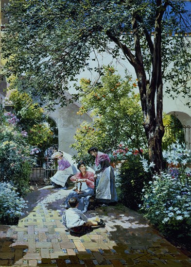 GARCIA RODRIGUEZ MANUEL 1855-1925
PATIO ANDALUZ
MADRID, GALERIA SAMMER
MADRID
This image is not downloadable. Contact us for the high res.