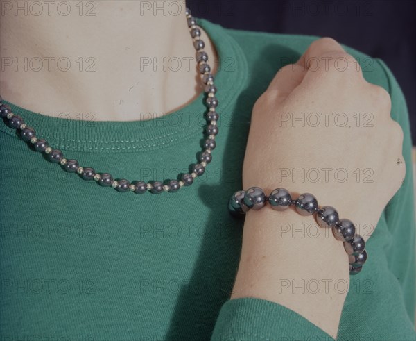 PULSERA Y COLLAR DE HEMATITE