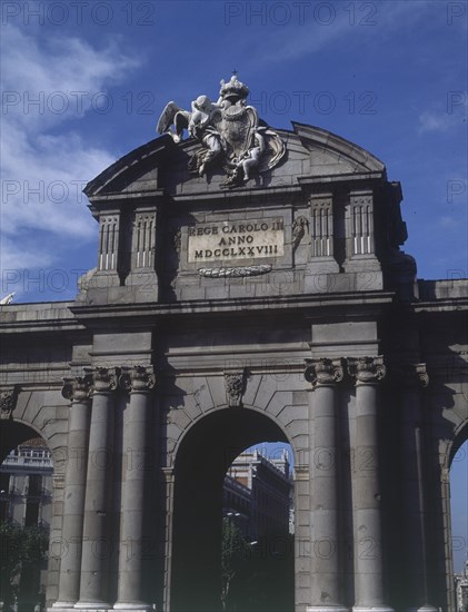 SABATINI FRANCESCO 1722/1797
PUERTA DE ALCALA-DETALLE
MADRID, PUERTA DE ALCALA
MADRID