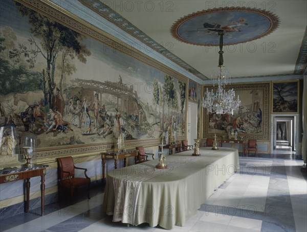 COMEDOR DEL PALACIO DE LOS BORBONES
SAN LORENZO DEL ESCORIAL, MONASTERIO-PALACIO REAL
MADRID