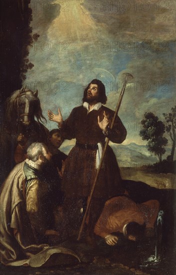 LEONARDO JUSEPE 1601/48
S ISIDRO Y EL MILAGRO DE LA FUENTE O/L 1,60x1,05
MADRID, MUSEO MUNICIPAL
MADRID