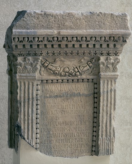 PEDESTAL HONORIFICO PROCEDENTE DE SAN ROQUE
CADIZ, MUSEO ARQUEOLOGICO Y BB ARTES
CADIZ
This image is not downloadable. Contact us for the high res.