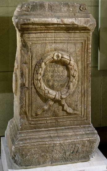 CIPO FUNERARIO PROCEDENTE DE LA ZONA DE ASTILLEROS DE CADIZ- ESCULTURA ROMANA
CADIZ, MUSEO ARQUEOLOGICO Y BB ARTES
CADIZ
This image is not downloadable. Contact us for the high res.