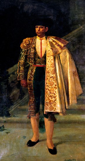 ROMERO DE TORRES JULIO 1874/1930
RETRATO DE RAFAEL GUERRA "GUERRITA" TORERO
CORDOBA, COLECCION PARTICULAR
CORDOBA