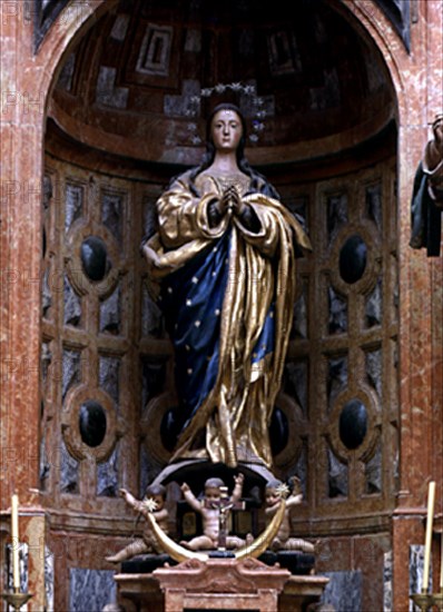 MENA PEDRO DE 1628/1688
CAPILLA OBISPO SALAZAR-INMACULADA-ESCULTURA XVII
CORDOBA, CATEDRAL
CORDOBA