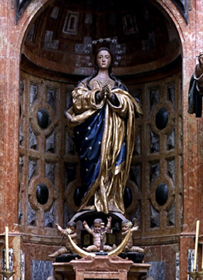 MENA PEDRO DE 1628/1688
CAPILLA OBISPO SALAZAR-INMACULADA-ESCULTURA XVII
CORDOBA, CATEDRAL
CORDOBA