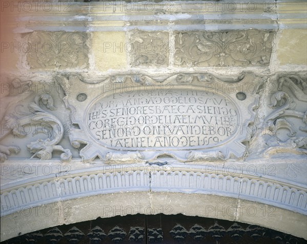 ANTIGUA CARCEL Y CASA DE JUSTICIA - INSCRIPCION S XVI
BAEZA, AYUNTAMIENTO
JAEN