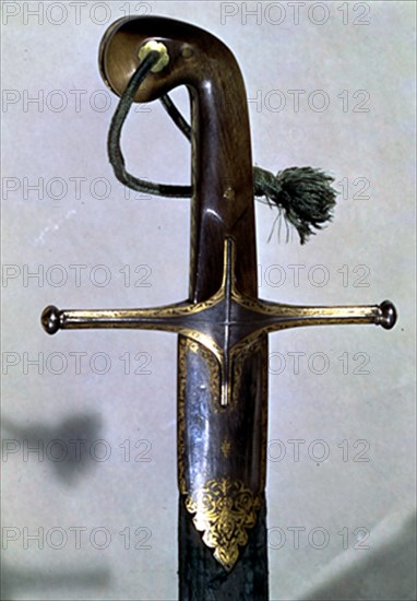 ALFANJE DAMASQUINADO-S XIX-DE MOHAM ALI BAJA DE EGIPTO
MADRID, MUSEO DEL EJERCITO
MADRID