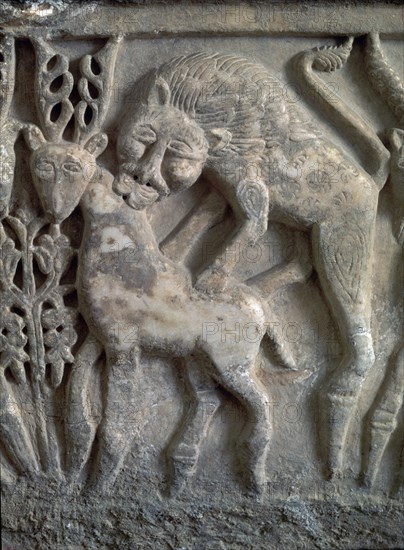 DET - PILA DE BADIS - MARMOL PROCEDENTE DEL PALACIO DE MEDINA AZAHARA - S X
GRANADA, MUSEO HISPANO-MUSULMAN
GRANADA