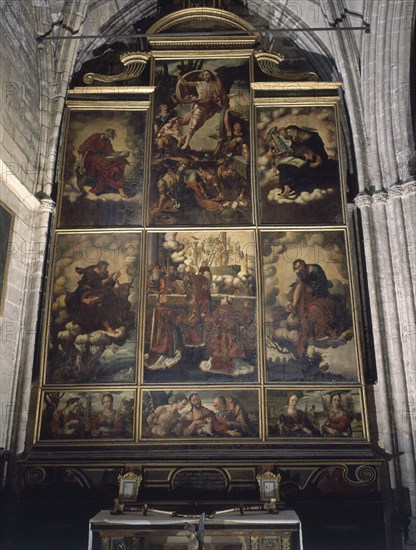 STURMIO HERNANDO
CAP EVANGELISTAS-RETABLO-1553-1556
SEVILLA, CATEDRAL
SEVILLA
This image is not downloadable. Contact us for the high res.