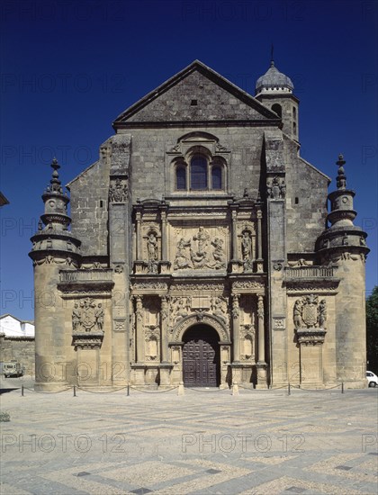 VANDELVIRA ANDRES 1509/75
FACHADA PRINCIPAL - ARTE RENACENTISTA S XVI
UBEDA, CAPILLA DEL SALVADOR
JAEN