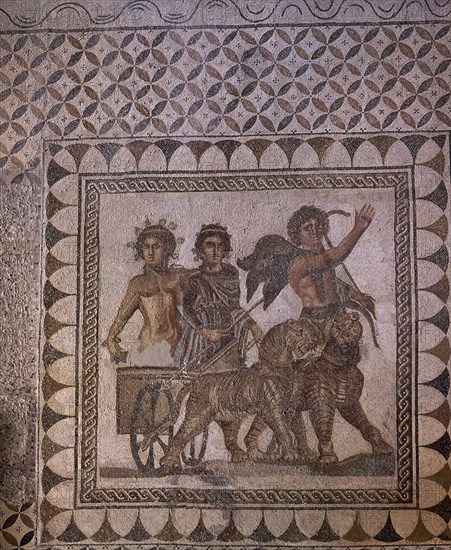 MOSAICO DE BACO PROCEDENTE DE ECIJA
SEVILLA, MUSEO ARQUEOLOGICO
SEVILLA