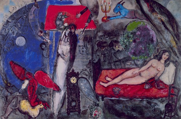 Chagall, A ma femme