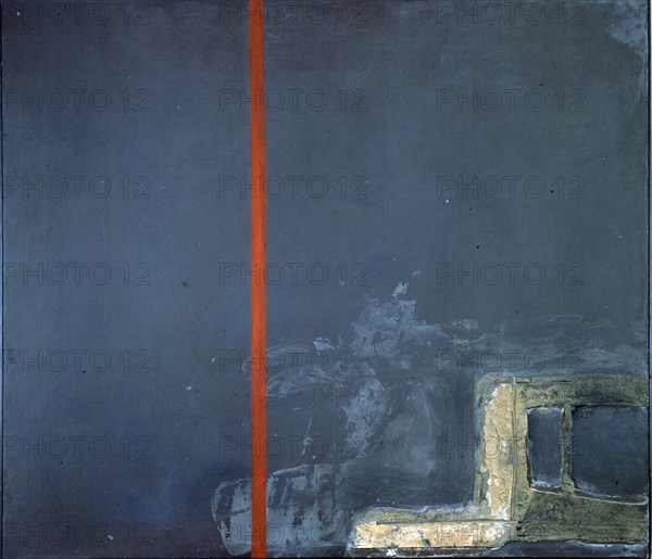 TAPIES ANTONI 1923-
LA LIGNE ROUGE 1963
VALENCIA, IVAM
VALENCIA